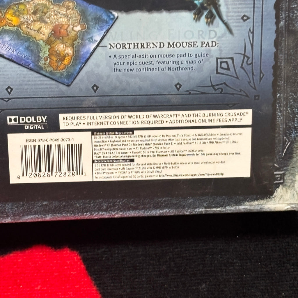 World of Warcraft: Wrath of the Lich King Collector's Edition - PC - New/Sealed
