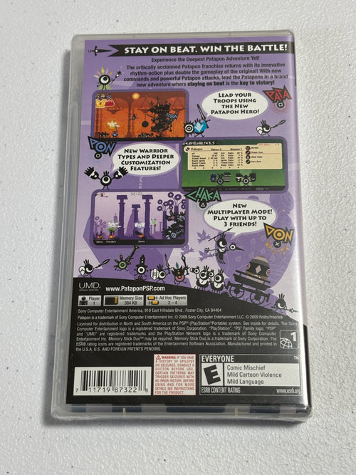 Sony PSP Game - Patapon 2 - Physical Copy - New (Rare PSP Title)