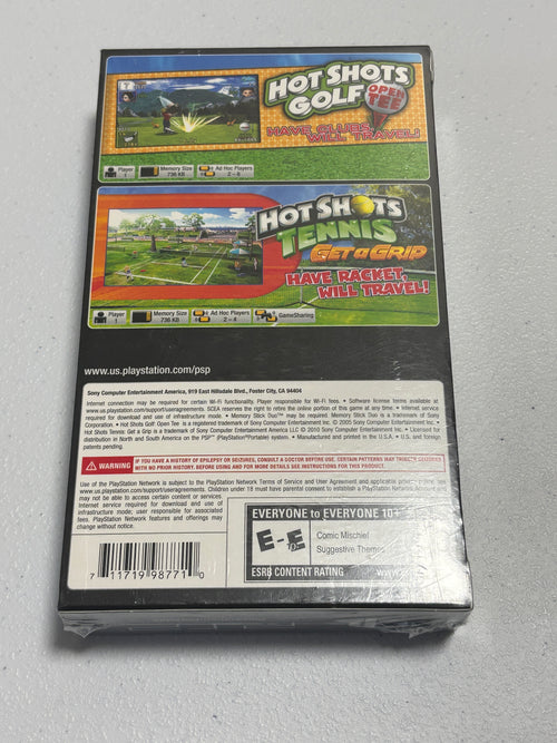 Sony PSP Game - Hot Shots Golf: Open Tee Dual Pack - Physical Copy - New