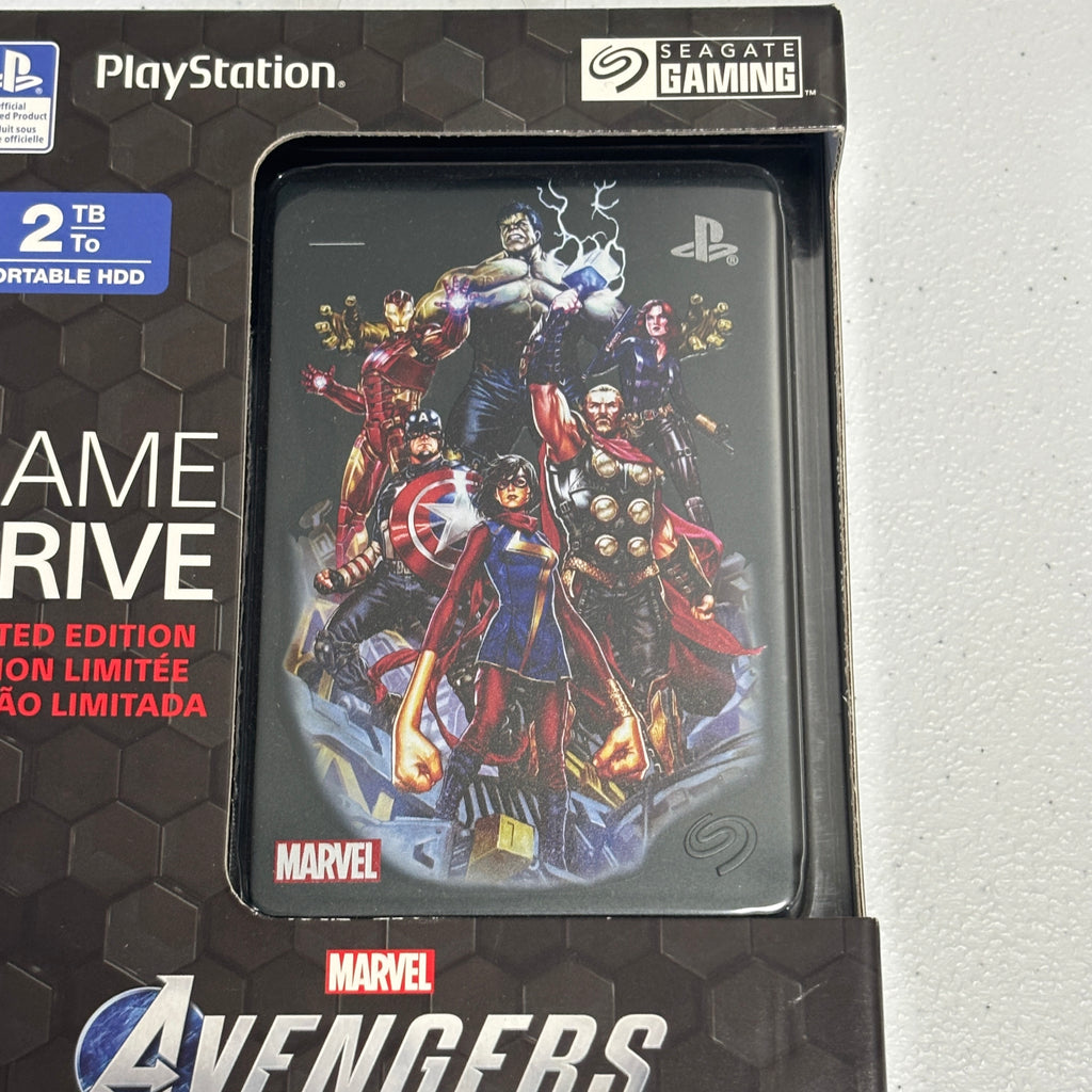 Seagate Gaming Sony PlayStation Avengers Game Drive Limited Edition 2TB