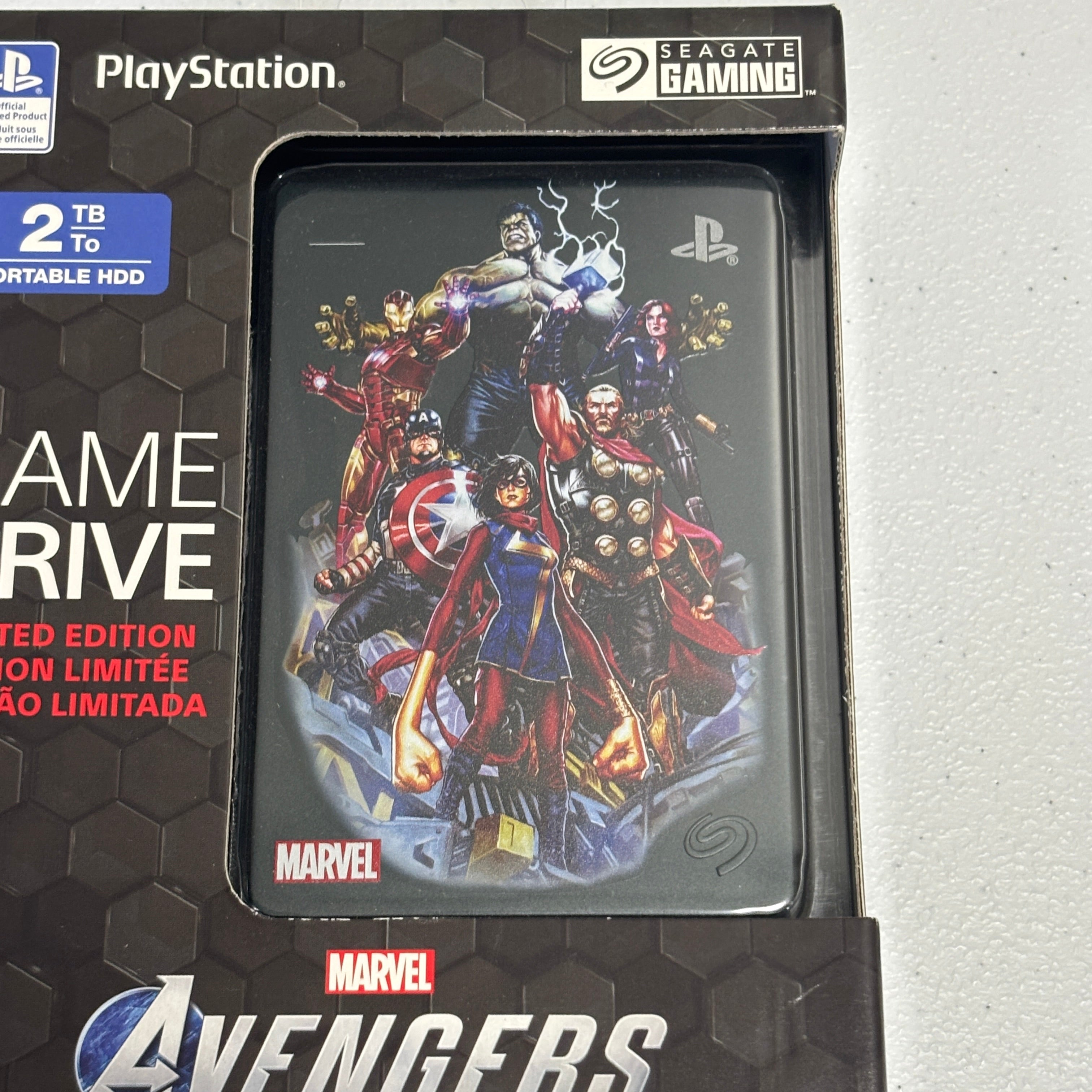 Seagate Gaming Sony PlayStation Avengers Game Drive Limited Edition 2TB