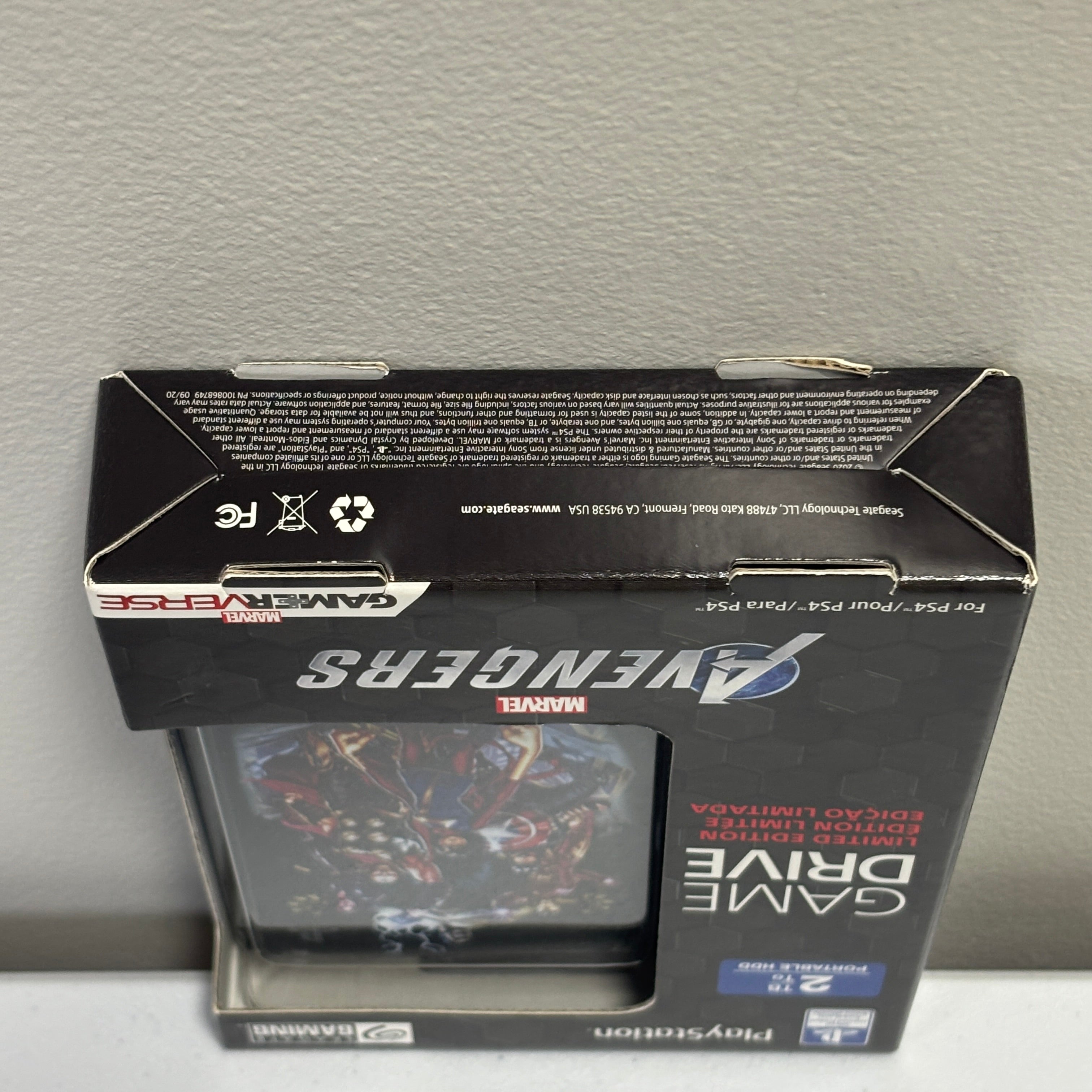 Seagate Gaming Sony PlayStation Avengers Game Drive Limited Edition 2TB