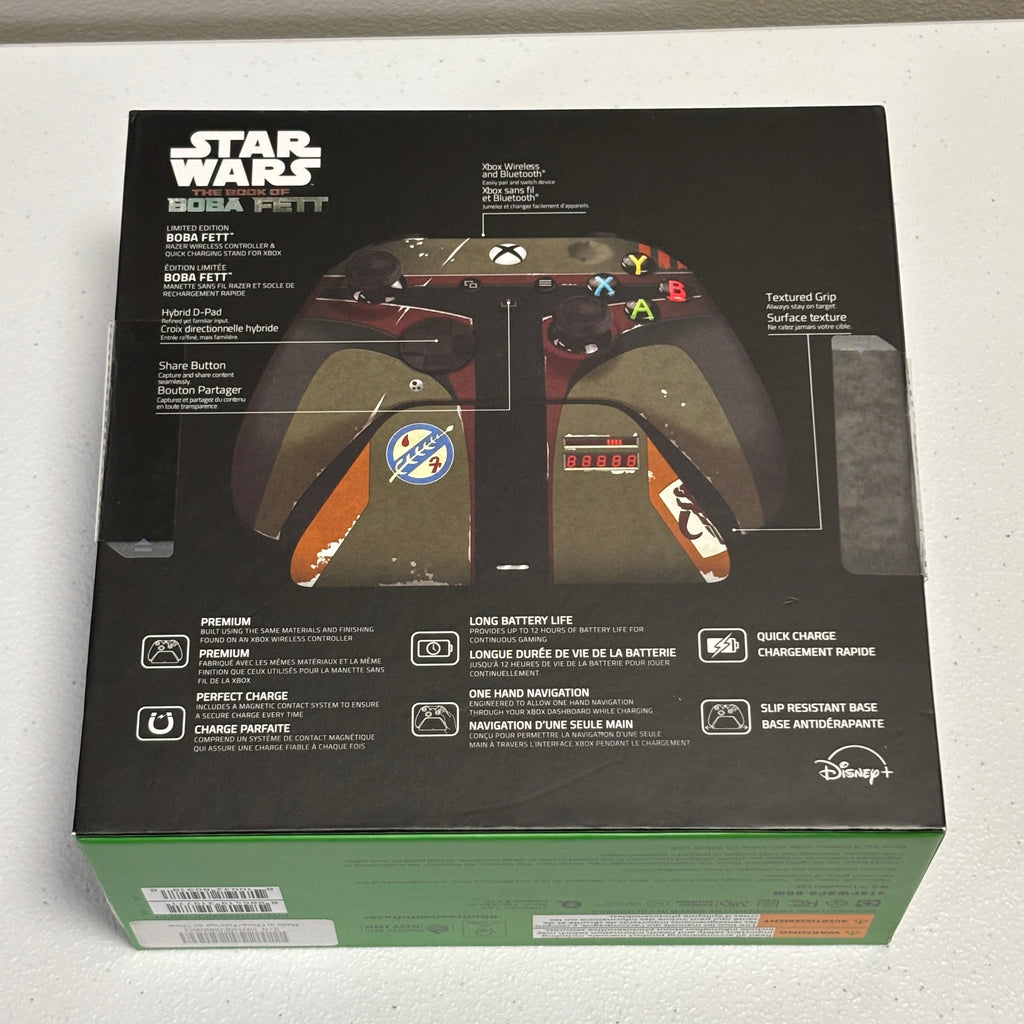 Xbox Limited Edition Boba Fett Razer Controller New