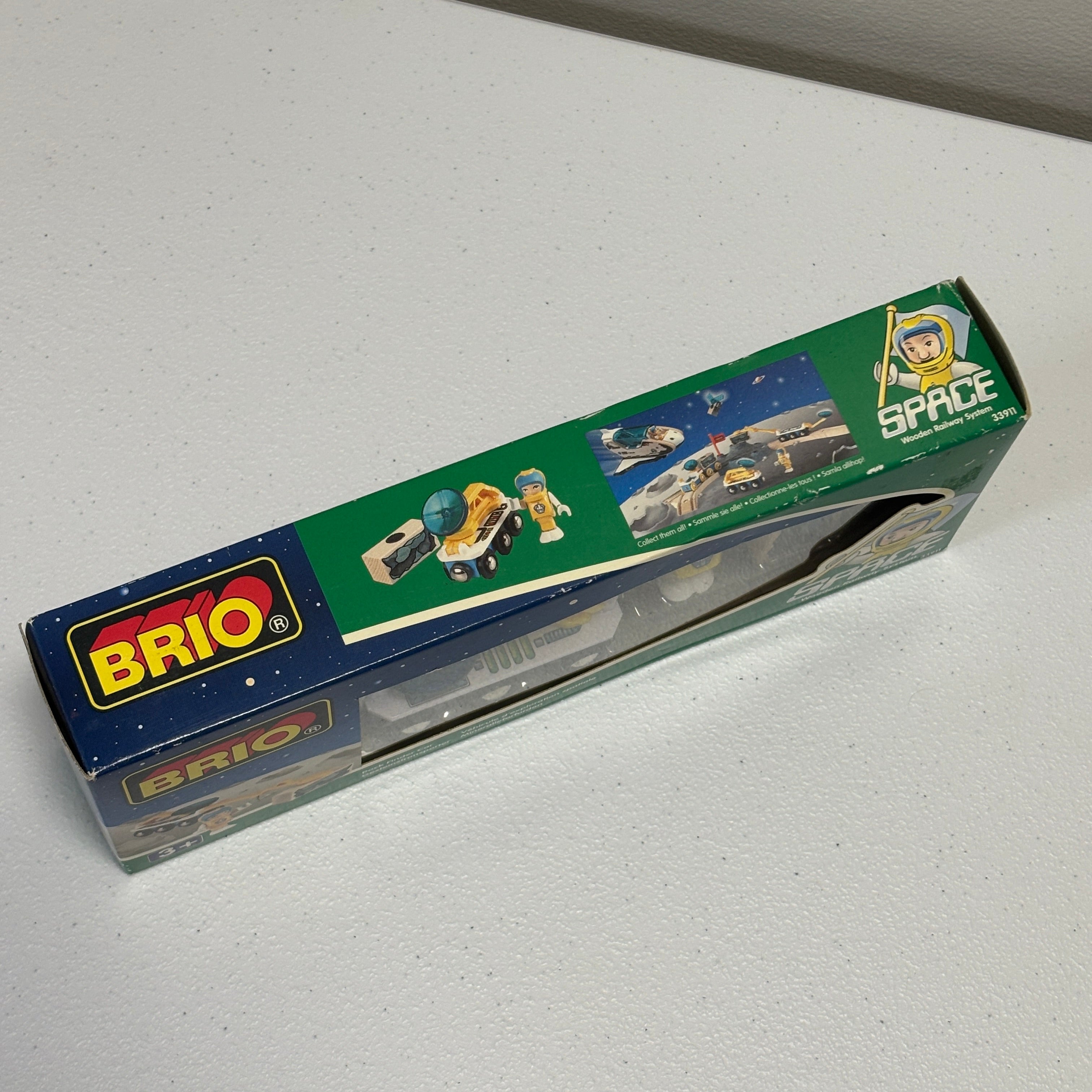 BRIO Space Wooden Railway System - Rock Finder Car - New
