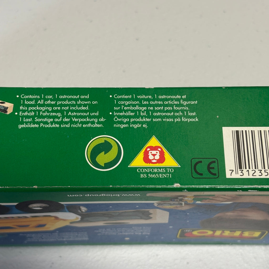 BRIO Space Wooden Railway System - Rock Finder Car - New