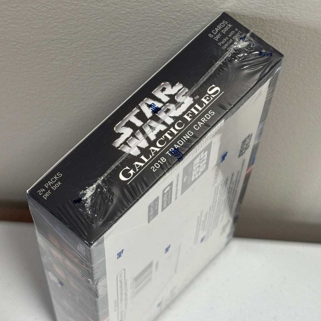 Topps Star Wars Galactic Files 2018 Sealed Hobby Box. New