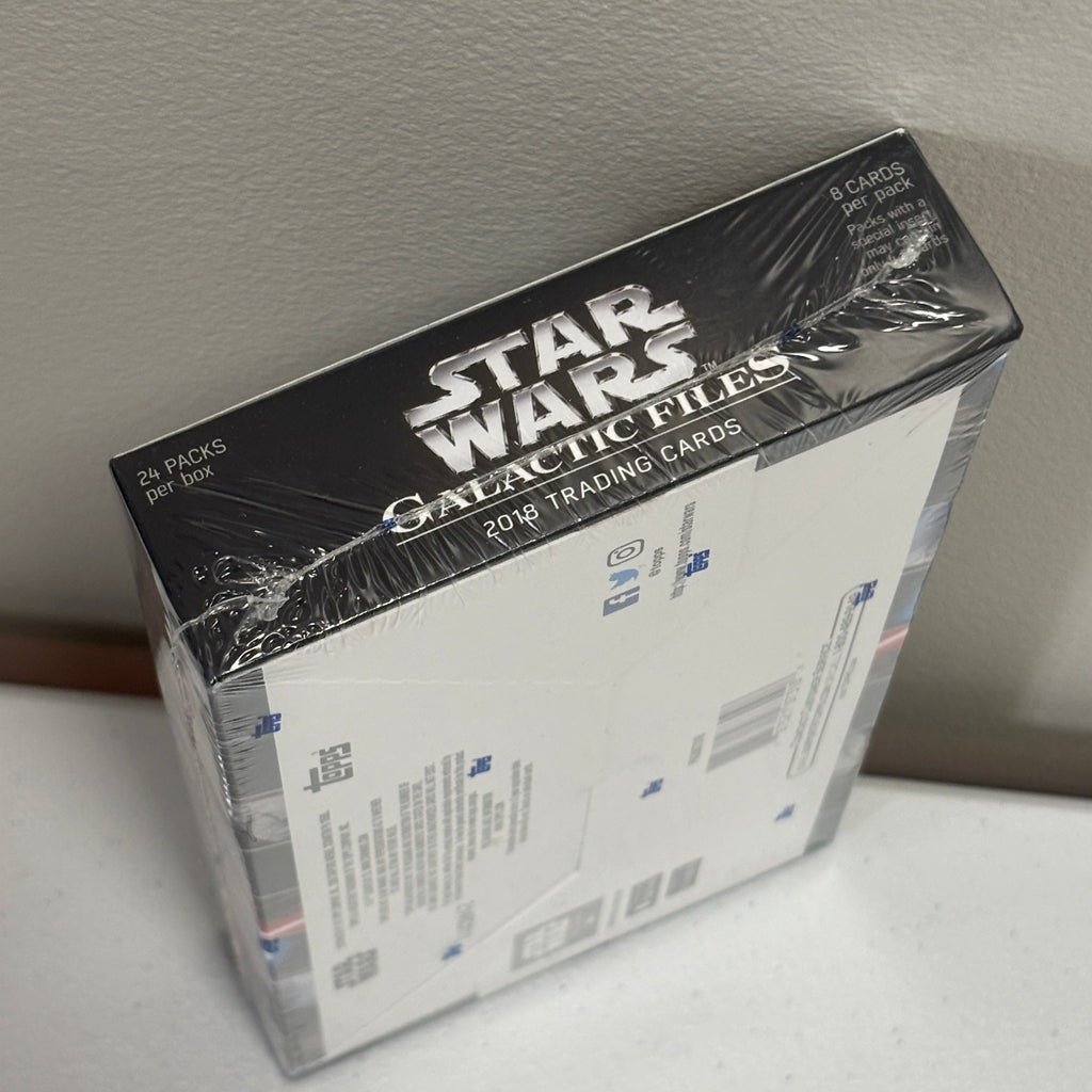 Topps Star Wars Galactic Files 2018 Sealed Hobby Box. New