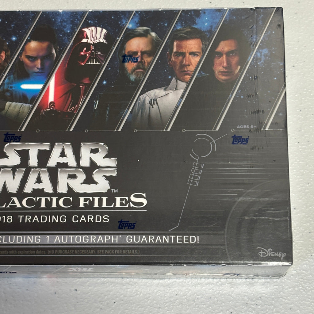Topps Star Wars Galactic Files 2018 Sealed Hobby Box. New